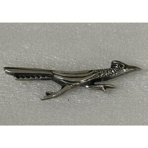 Vintage James Avery Retired Sterling Silver Roadrunner Pin 10g